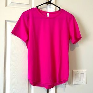 Lululemon high neck run and train tee